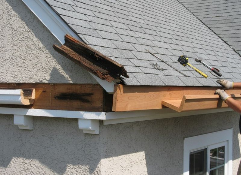 Wood Gutter Replacement